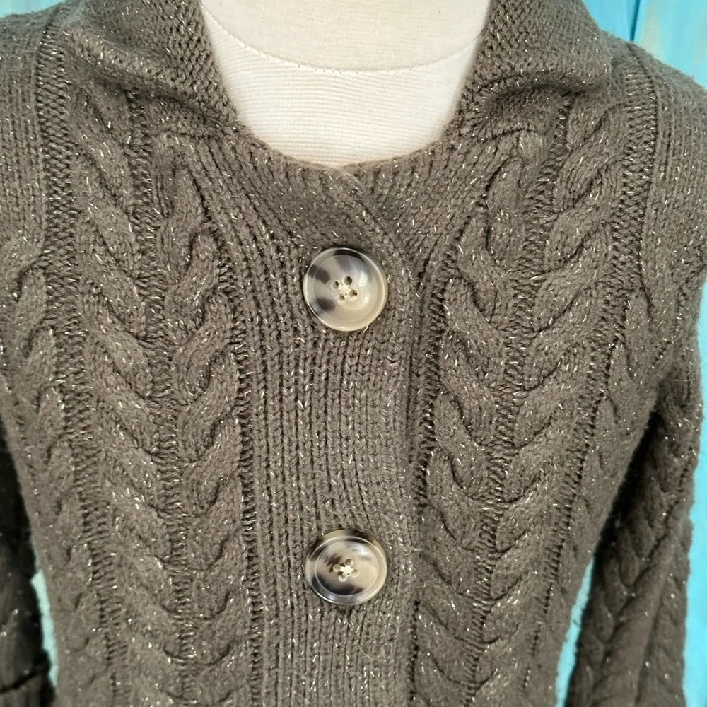 Oshkosh Boy’s Olive Green Cardigan Sweater- 2T
